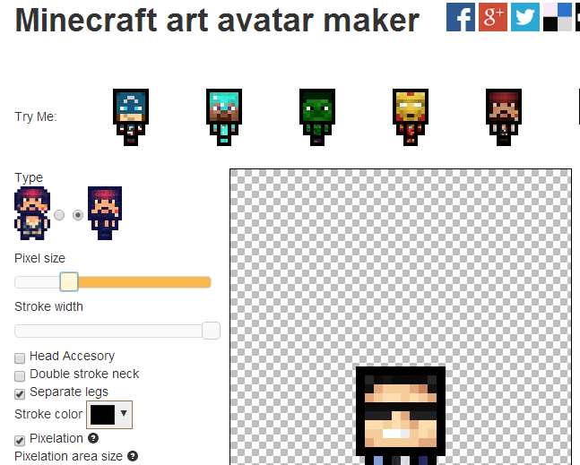 Detail Minecraft Avatar Maker 3d Nomer 8