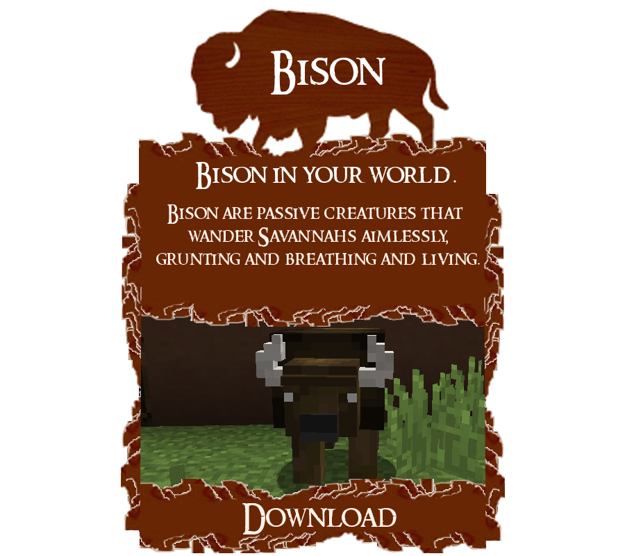 Detail Minecraft Bison Nomer 11