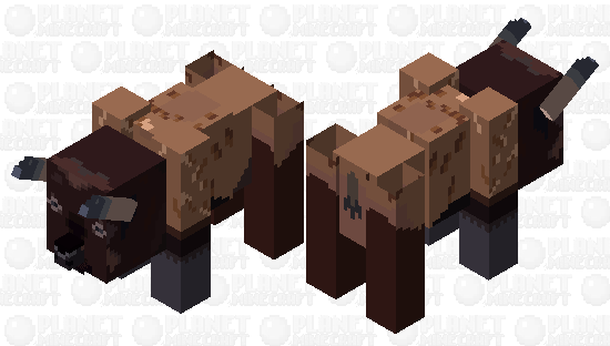 Detail Minecraft Bison Nomer 3