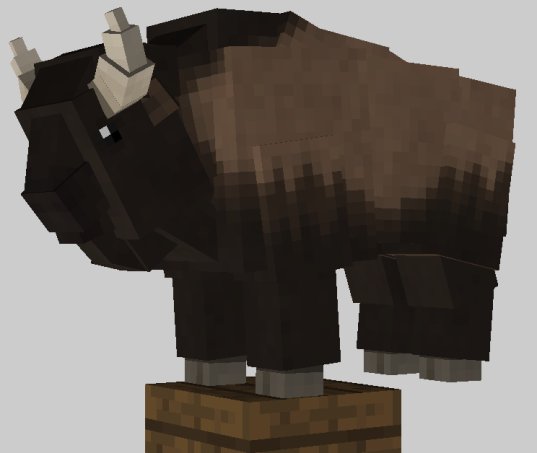 Detail Minecraft Bison Nomer 43