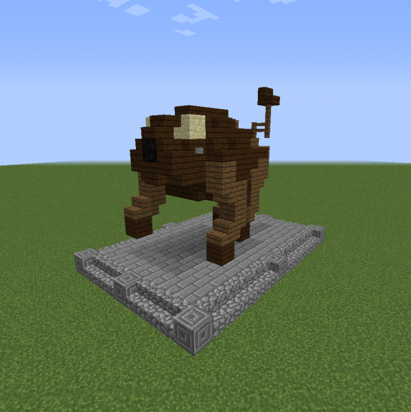 Detail Minecraft Bison Nomer 10