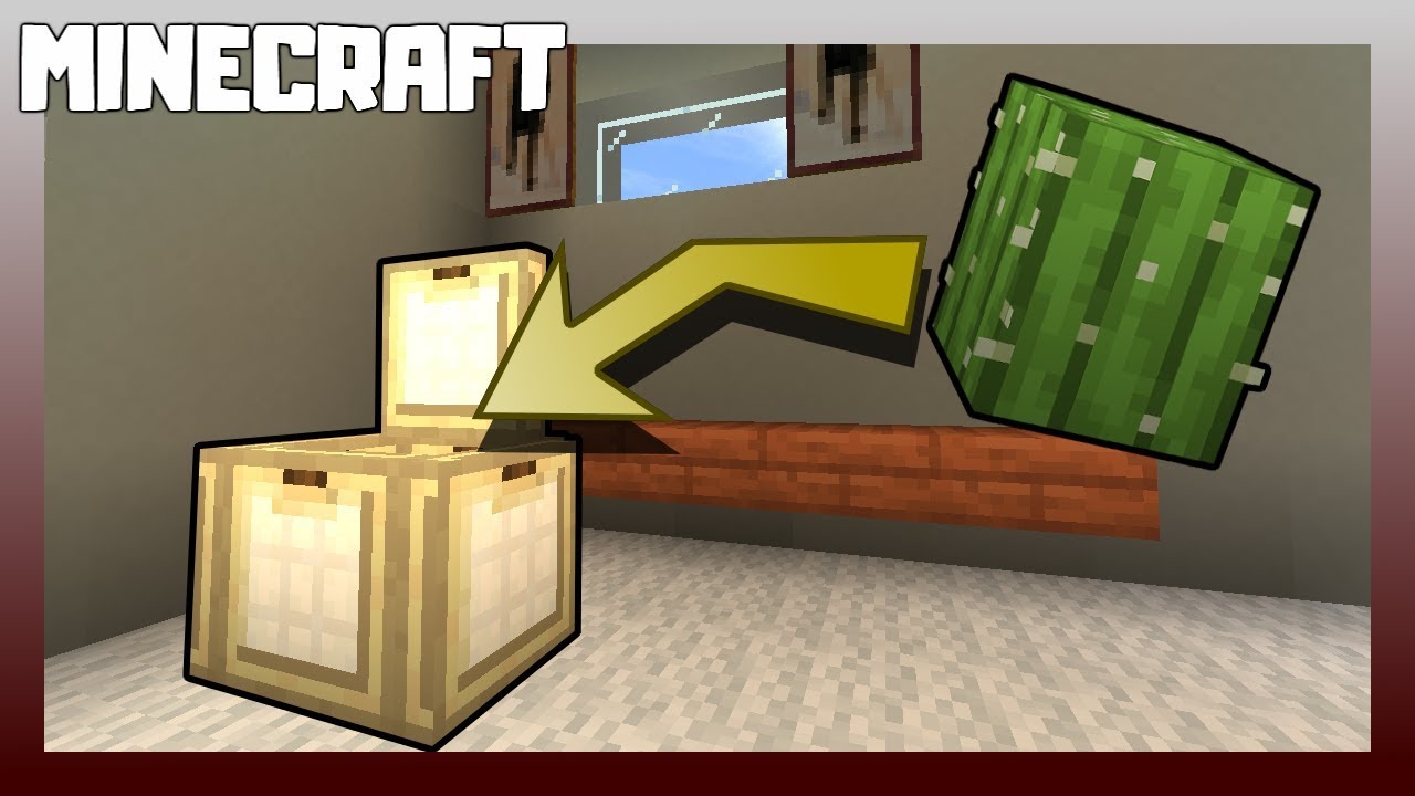 Detail Minecraft Cactus Trash Can Nomer 9