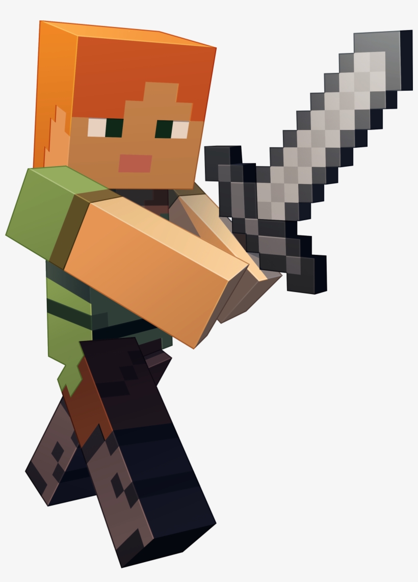 Detail Minecraft Characters Transparent Nomer 21