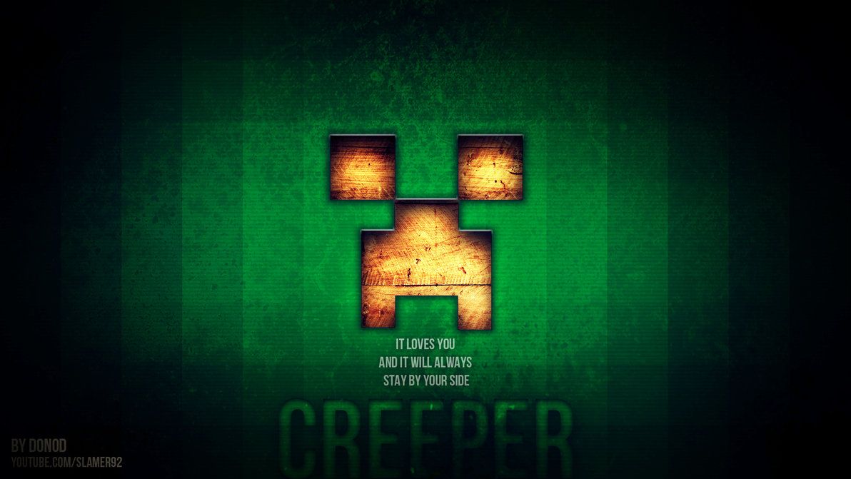 Detail Minecraft Creeper Wallpaper Nomer 48