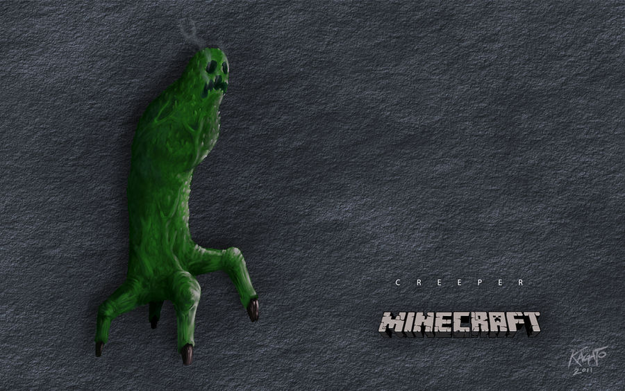 Detail Minecraft Creeper Wallpaper Nomer 56