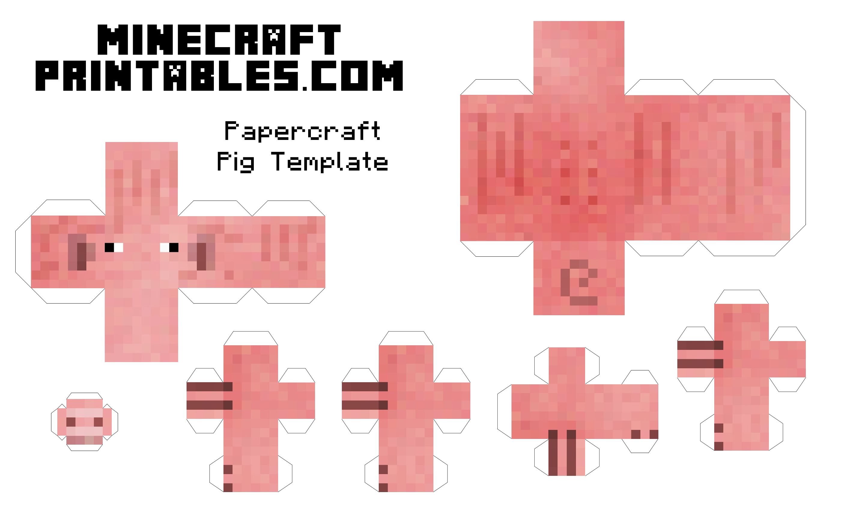 Minecraft Cutouts To Print - 51+ Koleksi Gambar