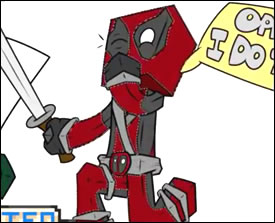 Detail Minecraft Deadpool Banner Nomer 50