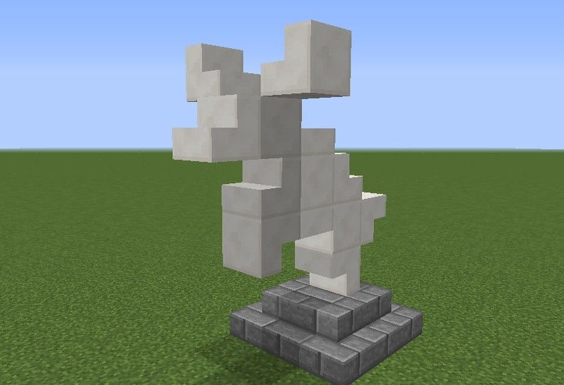 Detail Minecraft Deer Statue Nomer 2