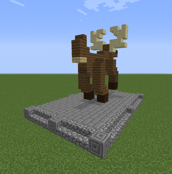 Detail Minecraft Deer Statue Nomer 13