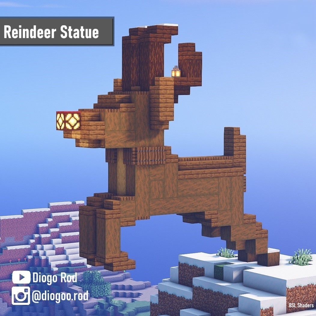 Detail Minecraft Deer Statue Nomer 14