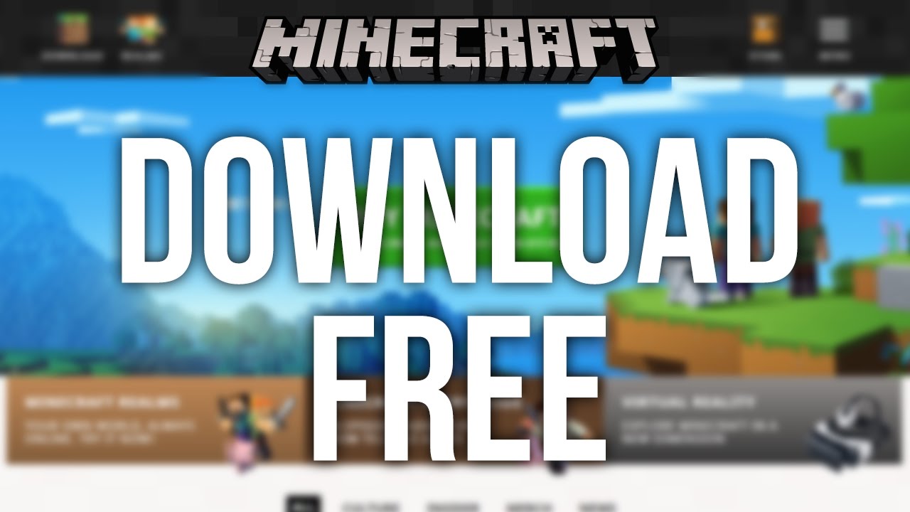 Minecraft Download Free - KibrisPDR