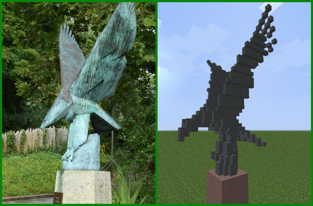 Detail Minecraft Eagle Statue Nomer 9