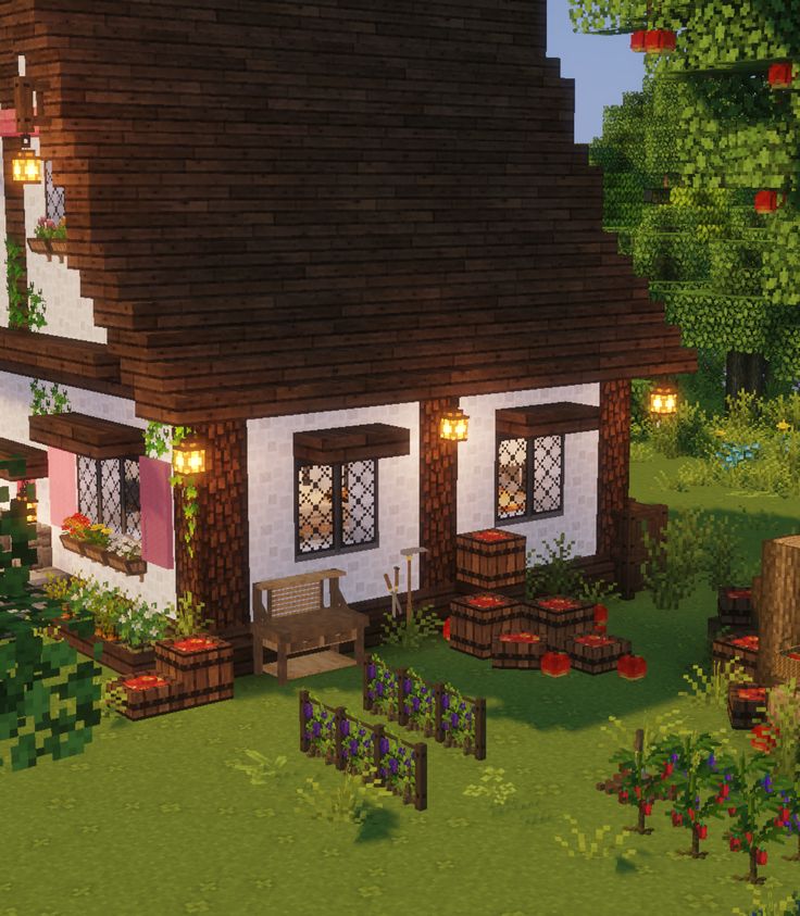 Detail Minecraft Fairy Cottage Nomer 34