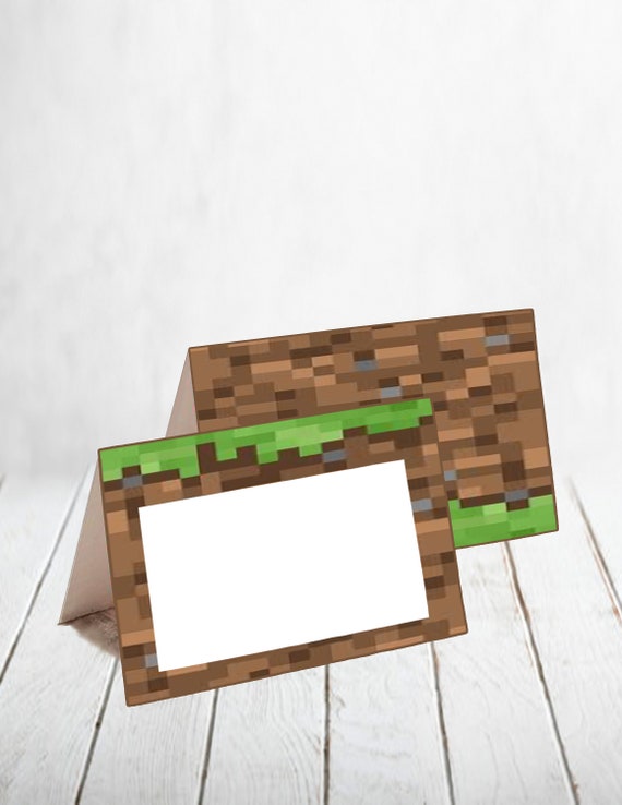 Detail Minecraft Food Tent Cards Free Nomer 34