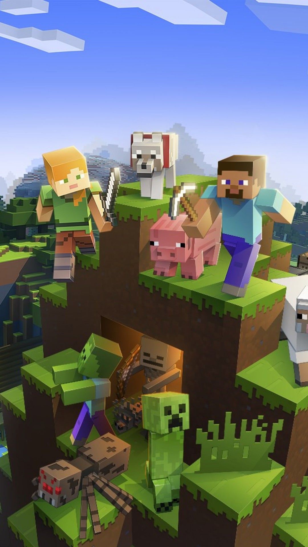 Detail Minecraft Hd Wallpaper Nomer 24