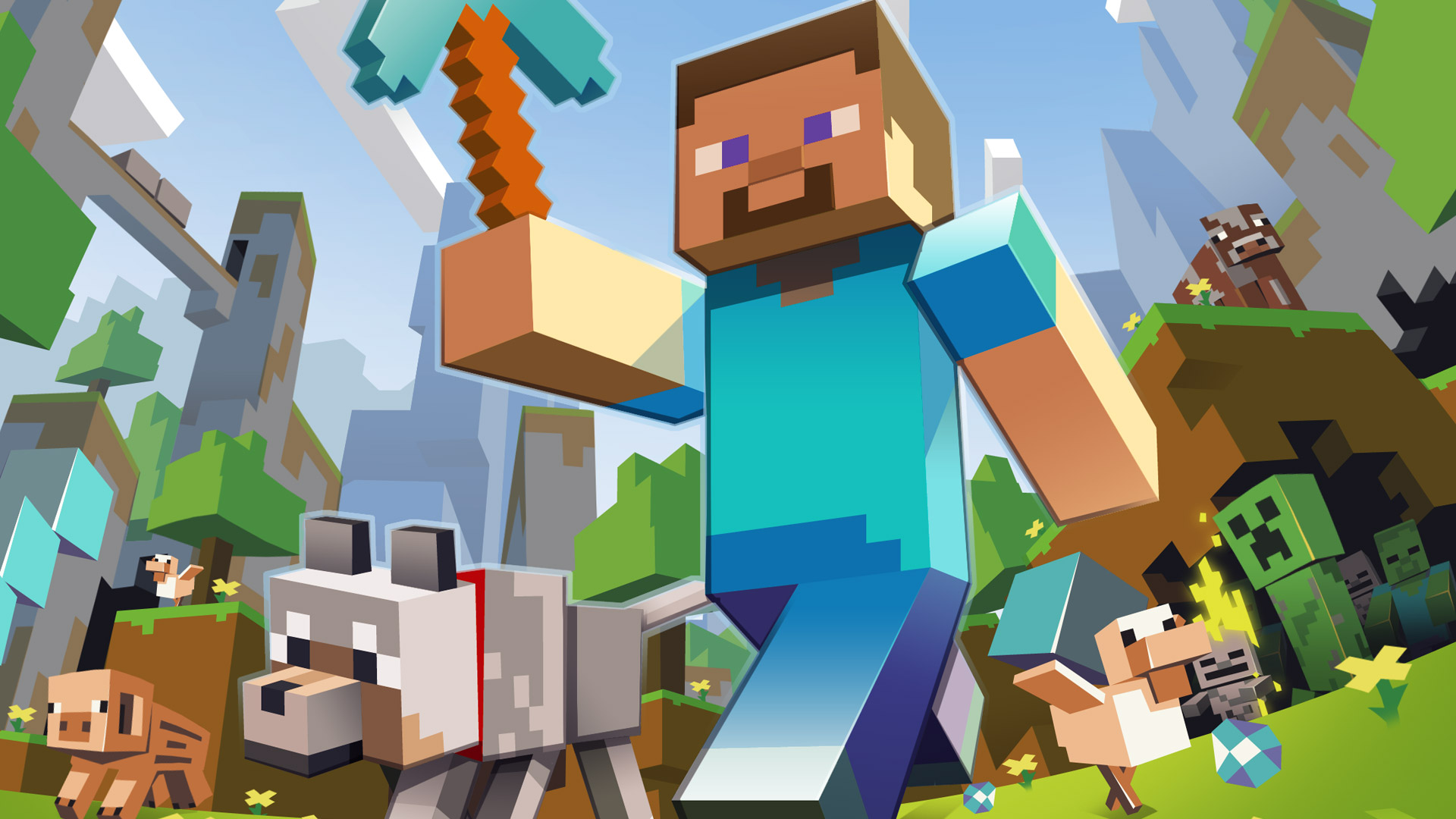 Detail Minecraft Hd Wallpaper Nomer 34