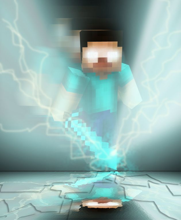 Detail Minecraft Herobrine Wallpaper Nomer 3