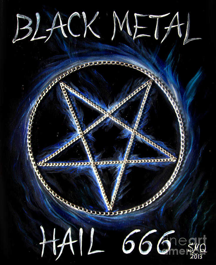 Detail Lambang Black Metal 666 Nomer 3