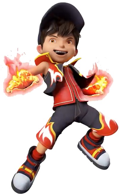 Detail Lambang Boboiboy Blaze Nomer 3