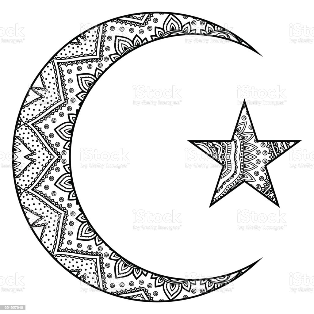 Detail Lambang Bulan Bintang Islam Nomer 21