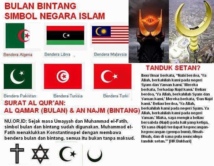 Detail Lambang Bulan Bintang Islam Nomer 34