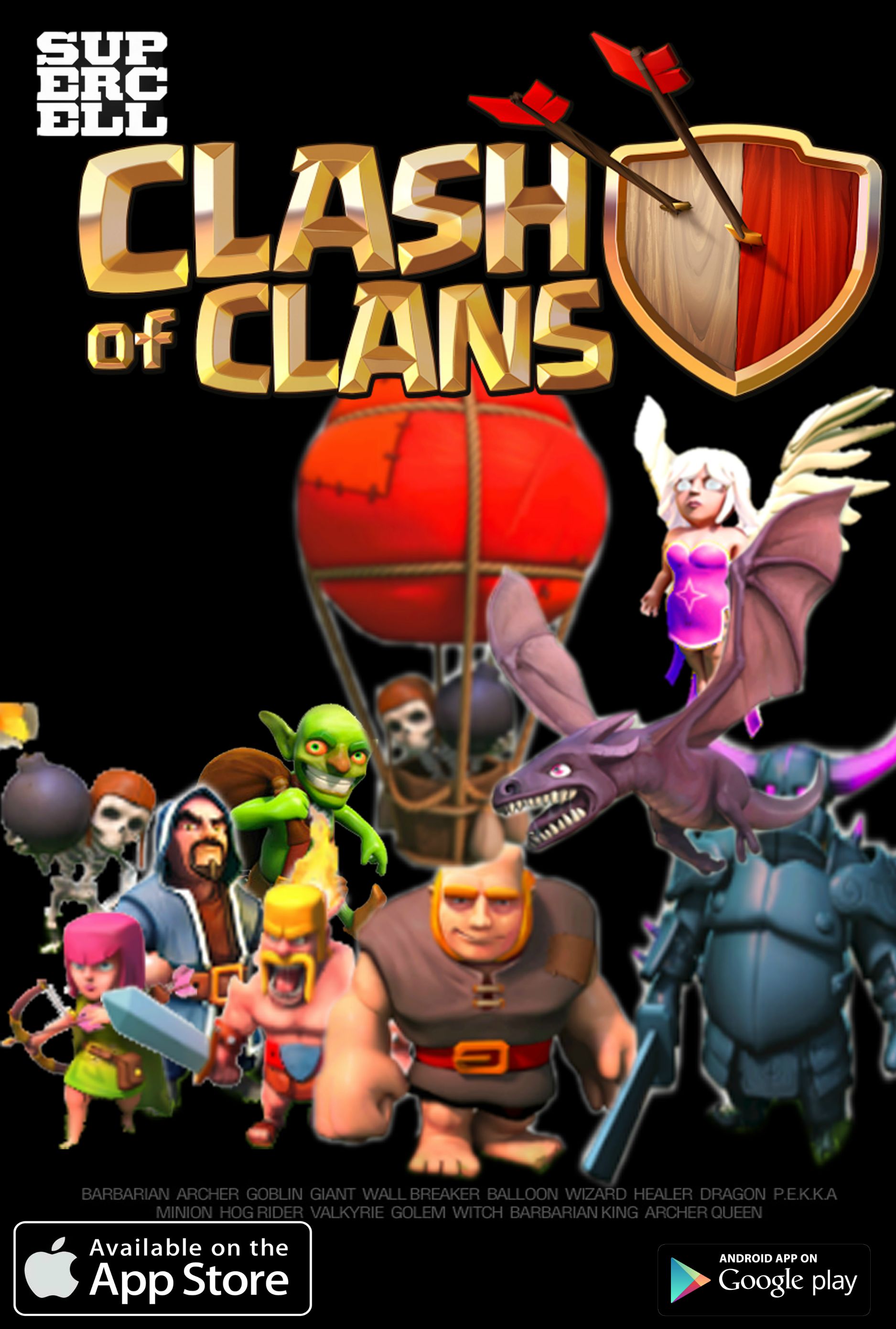 Detail Lambang Clash Of Clans Nomer 33