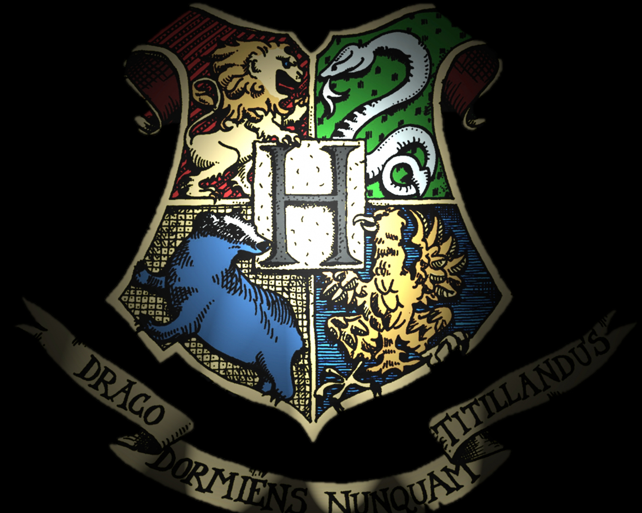 Detail Lambang Hogwarts Nomer 19