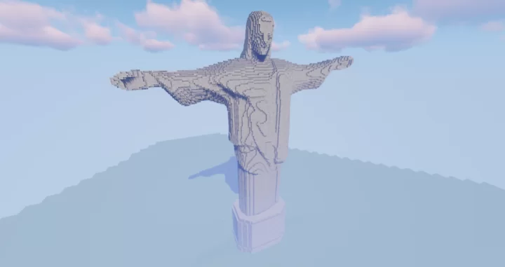 Detail Minecraft Jesus Statue Nomer 2