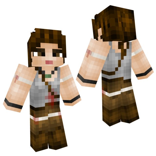 Detail Minecraft Lara Croft Skin Nomer 11