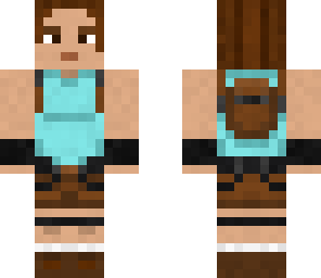 Detail Minecraft Lara Croft Skin Nomer 13