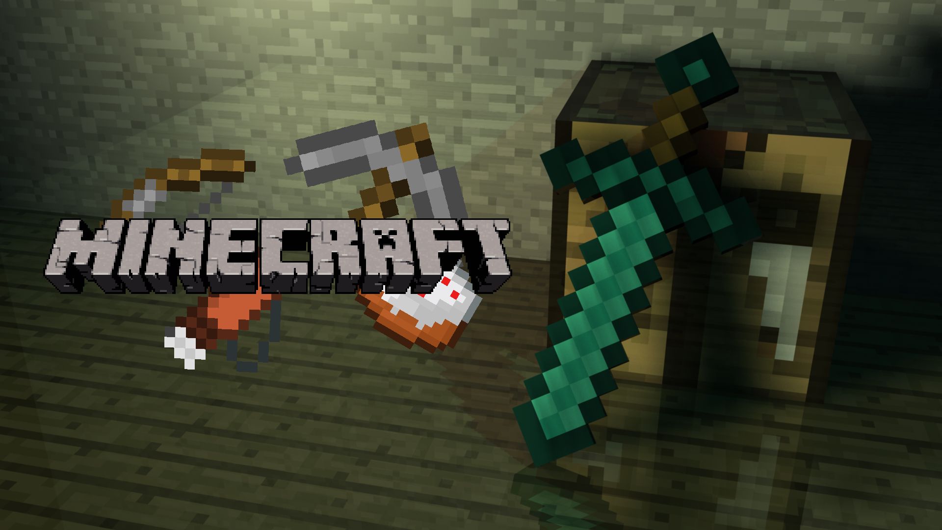 Detail Minecraft Logo Wallpaper Nomer 28