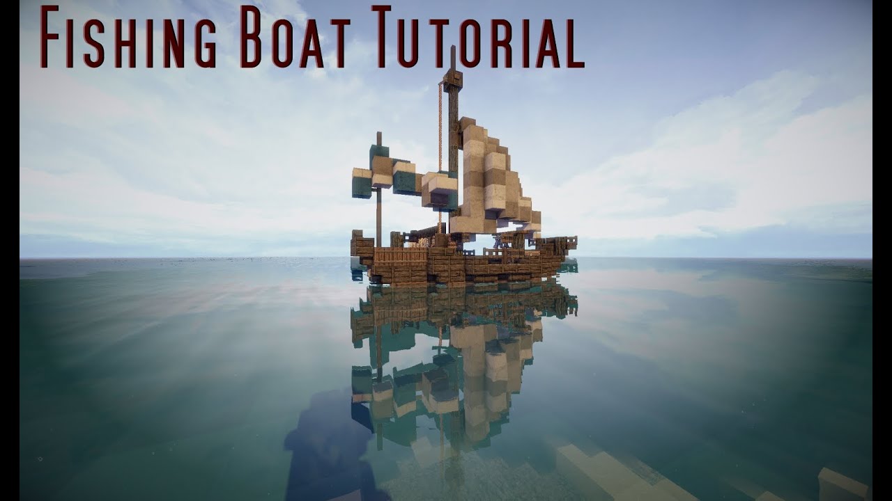 Minecraft Medieval Fishing Boat - KibrisPDR