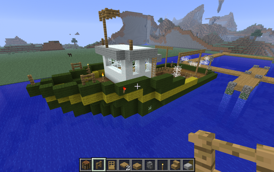 Download Minecraft Medieval Fishing Boat Nomer 18