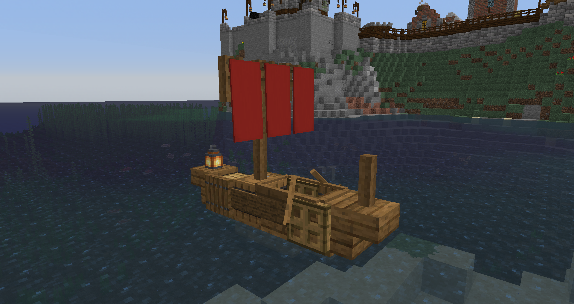 Detail Minecraft Medieval Fishing Boat Nomer 19