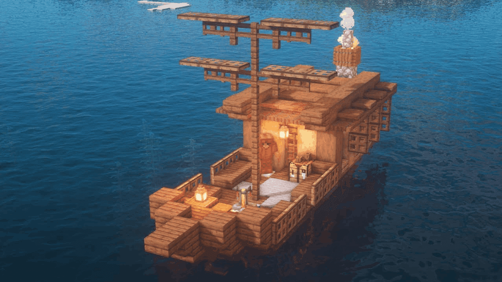 Detail Minecraft Medieval Fishing Boat Nomer 25