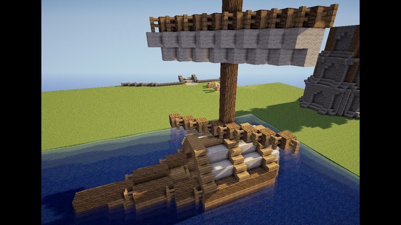 Detail Minecraft Medieval Fishing Boat Nomer 5