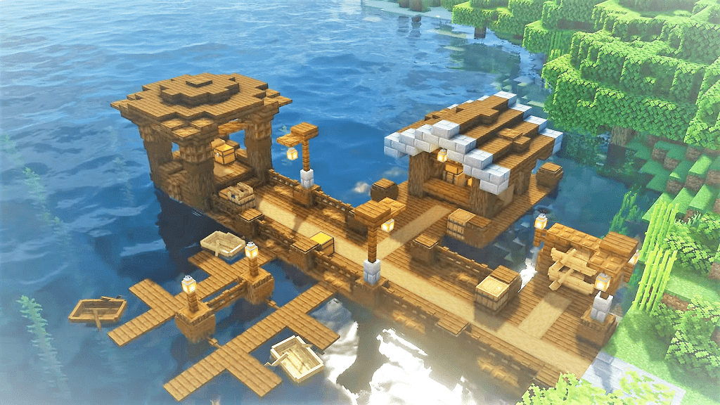 Detail Minecraft Medieval Fishing Boat Nomer 47