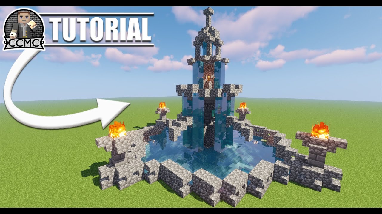 Detail Minecraft Medieval Fountain Nomer 2