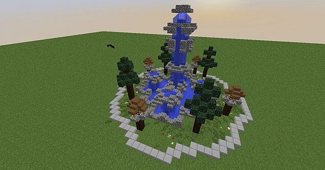 Detail Minecraft Medieval Fountain Nomer 13