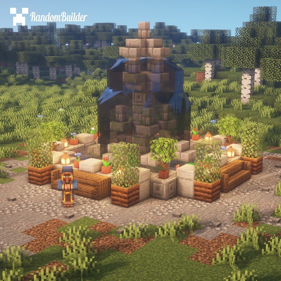Detail Minecraft Medieval Fountain Nomer 28
