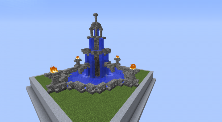 Detail Minecraft Medieval Fountain Nomer 46