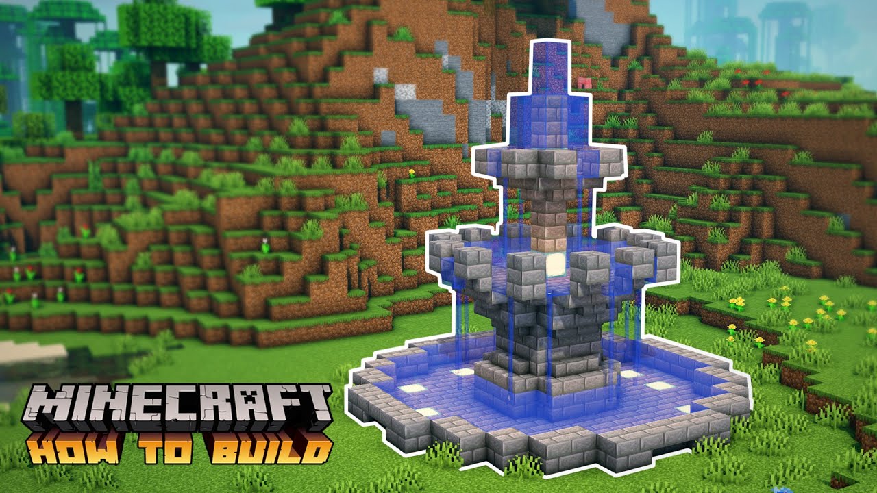 Detail Minecraft Medieval Fountain Nomer 6