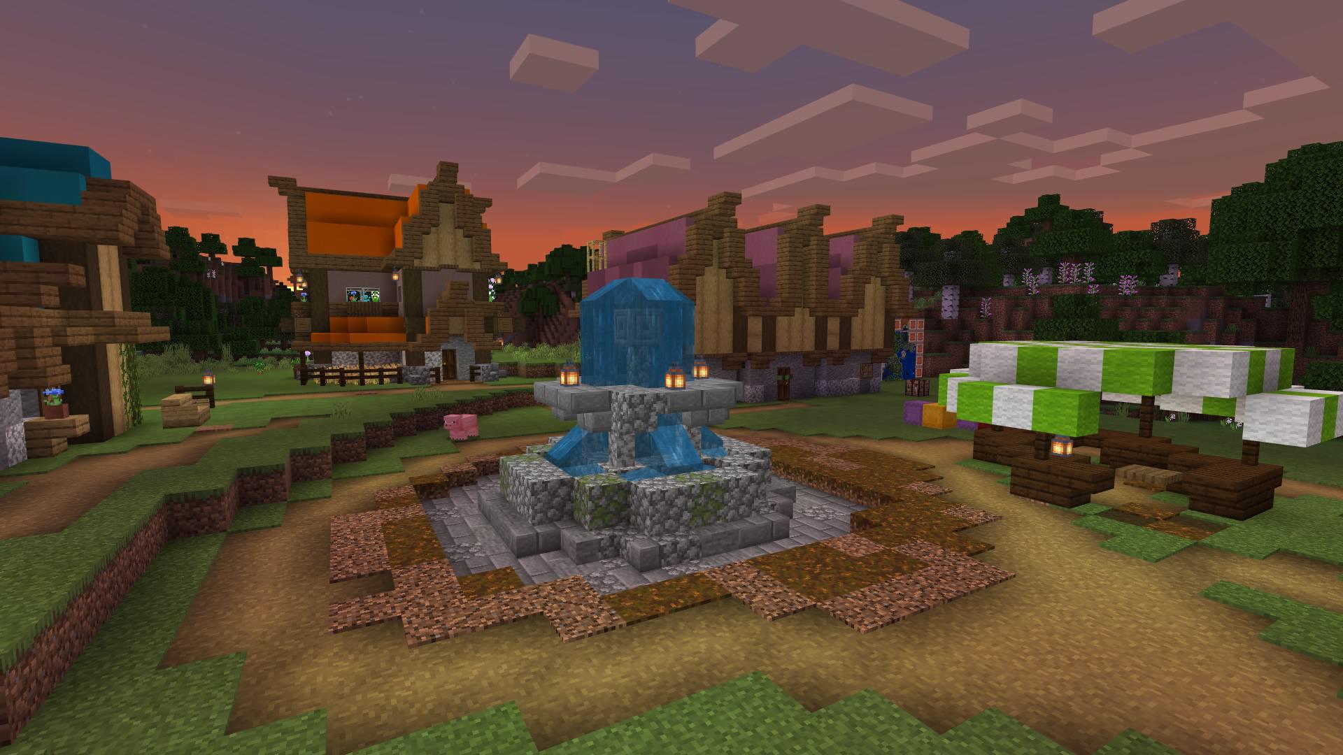 Detail Minecraft Medieval Water Fountain Nomer 45