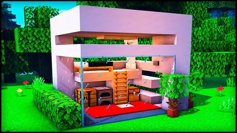 Detail Minecraft Membuat Rumah Besar Nomer 36