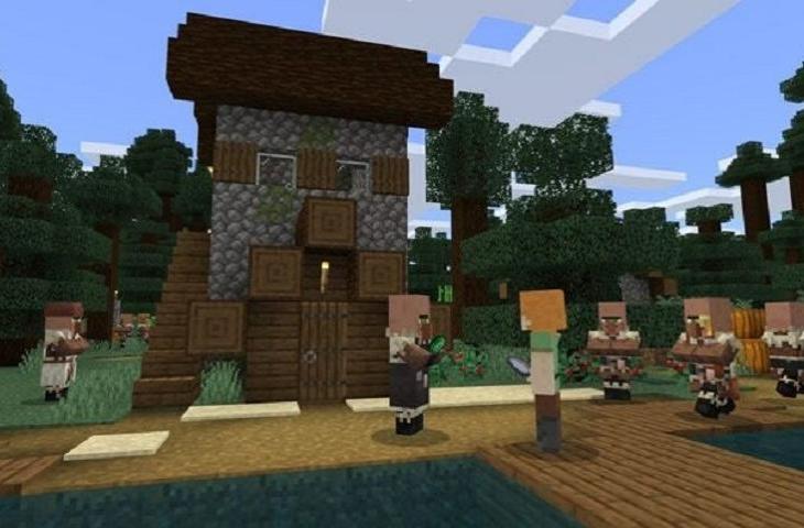 Detail Minecraft Membuat Rumah Tingkat Nomer 51