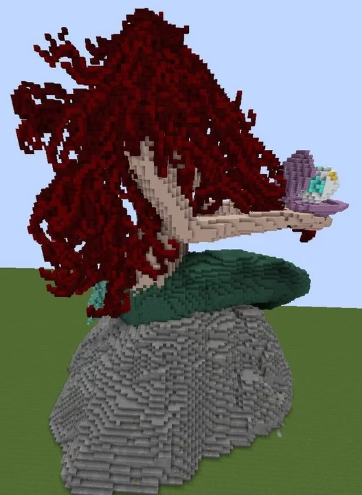 Detail Minecraft Mermaid Statue Nomer 7