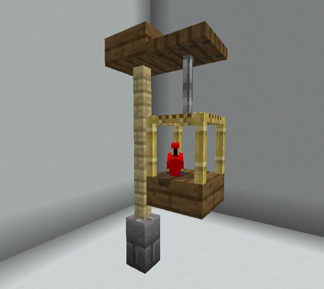 Detail Minecraft Parrot Cage Nomer 2