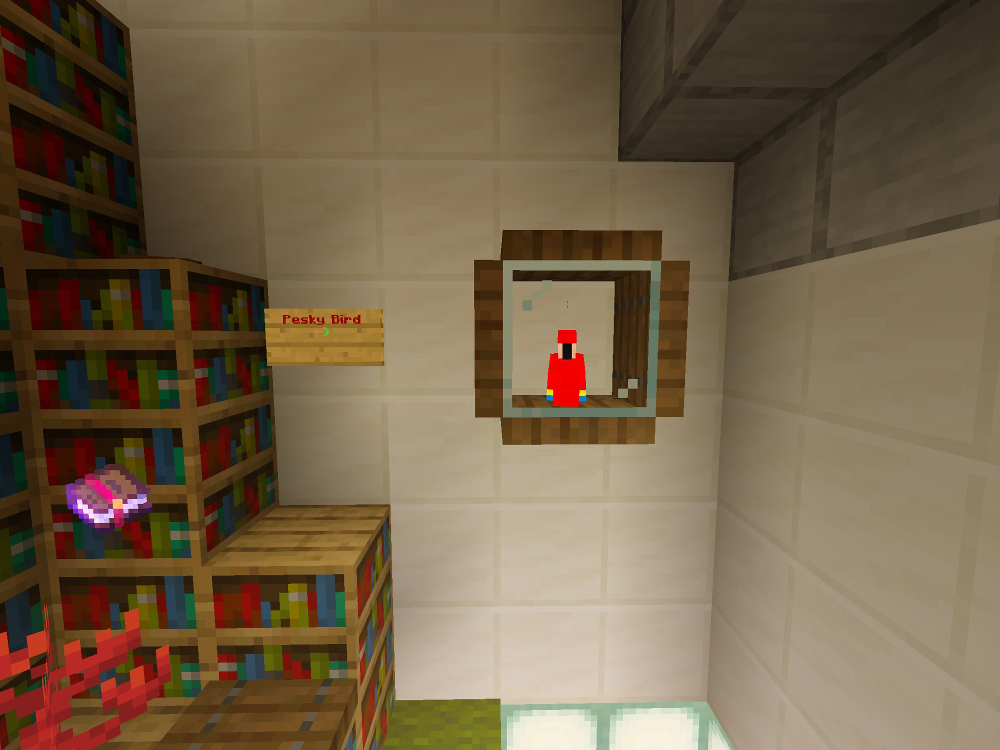 Detail Minecraft Parrot Cage Nomer 25