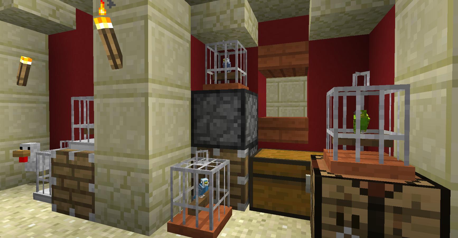 Detail Minecraft Parrot Cage Nomer 32