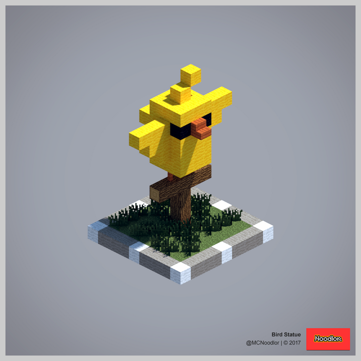 Detail Minecraft Parrot Statue Nomer 31